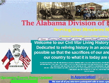 Tablet Screenshot of alabamadivision.com